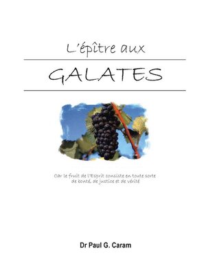 cover image of L'épître aux Galates